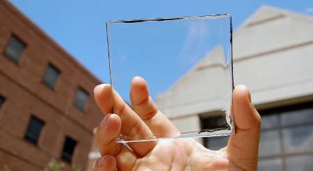 سلول خورشیدی شیشه ایی